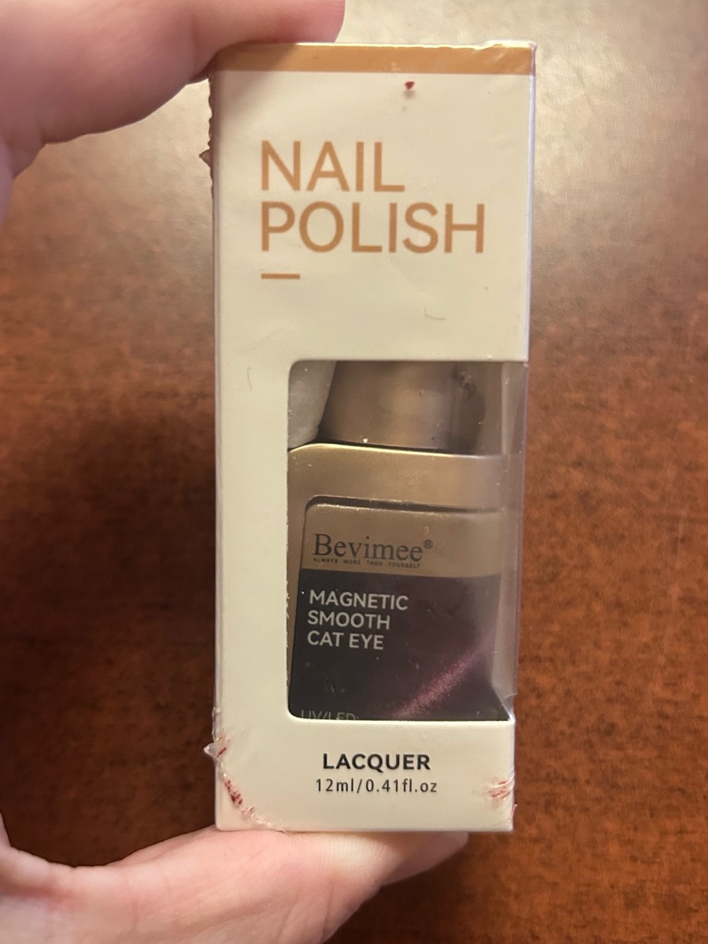 Bevimee Magnetic Cat Eye Nail Polish 12ml Shimmer Gel Effect Lacquer